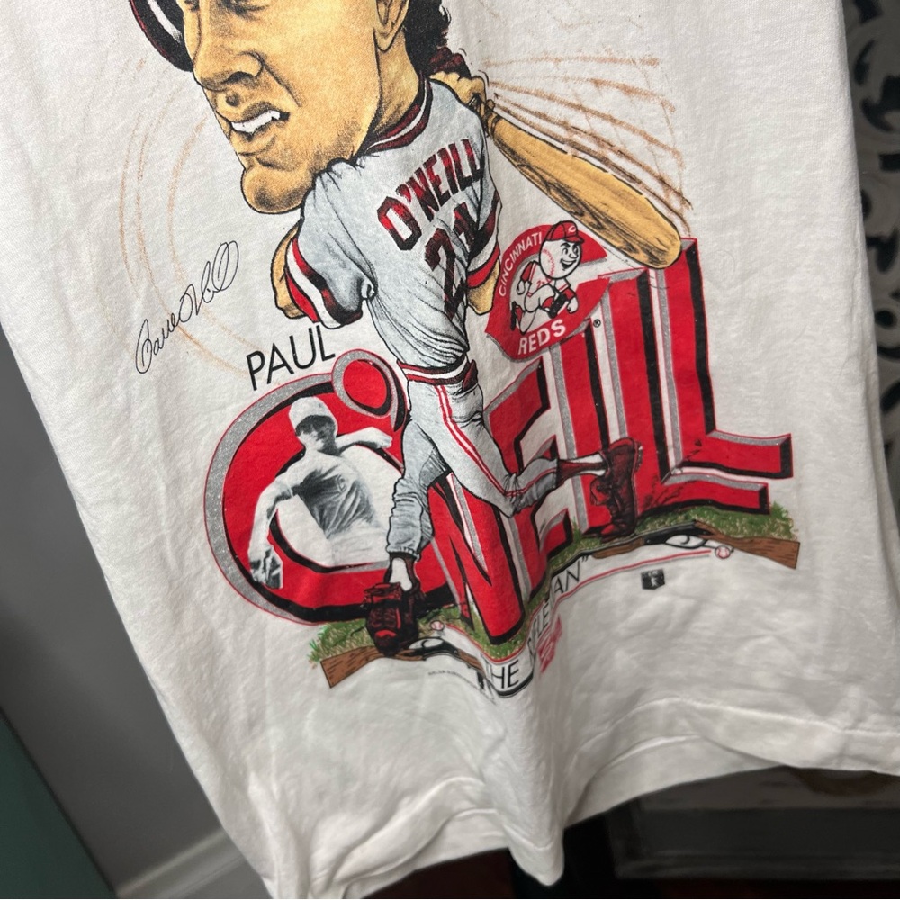 Genuine Merchandise MLB Cincinnati Reds Paul O’Neill Short Sleeve T-Shirt - Picture 3 of 5